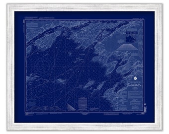 Clayton to False Duck Island, New York - 2005 Nautical Chart Blueprint