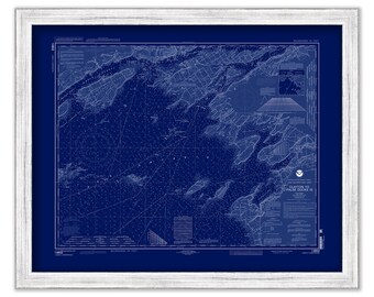 Clayton to False Duck Island, New York - 2005 Nautical Chart Blueprint