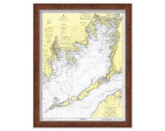 MARION, MATTAPOISETT and FALMOUTH, Massachusetts - Nautical Chart 1971