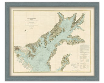 CHESAPEAKE BAY Nautical Chart - Northern Section - 1852