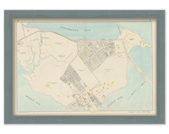 SQUANTUM, QUINCY, Massachusetts - 1907 Map