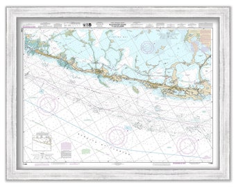 Key Largo to Upper Matecumbe Key, Florida  -  2014 Nautical Chart