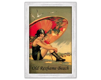 REXHAM BEACH, Marshfield, Massachusetts-Whimsical Poster