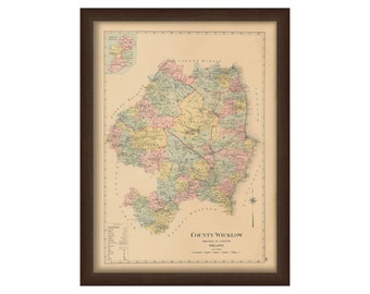 County Wicklow - Memorial Atlas of Ireland 1901