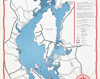 ISLAND POND, New Hampshire 1960 Navigation Chart