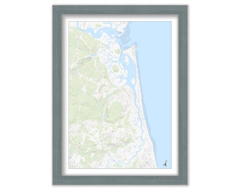 HUMAROCK and parts of SCITUATE and MARSHFIELD adjoining the North/South River, Massachusetts Topographic Map
