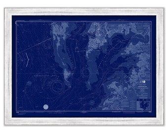 CHESAPEAKE BAY, Pocomoke and Tangier Sound, Maryland/Virginia  -   2016 Nautical Chart Blueprint
