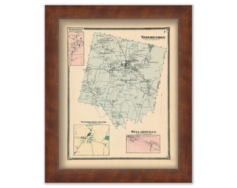 Town of WINCHENDON, Massachusetts 1870 Map