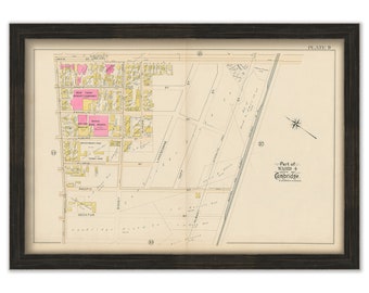 CAMBRIDGE, Massachusetts 1894 Plate 9, Cambridgeport