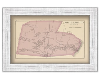 NORTH HAMPTON, New Hampshire 1892 Map