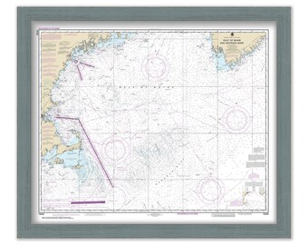 Gulf of Maine and Georges Bank, Maine/New Hampshire/Massachusetts  -  2018 Nautical Chart