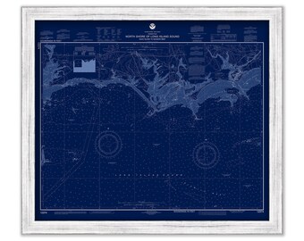 CLINTON, MADISON and WESTBROOK, Connecticut - Nautical Chart Blueprint published in 2019