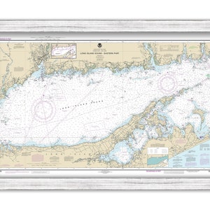 LONG ISLAND SOUND - Eastern Part  -  Nautical Chart published in 2018