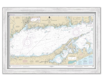 LONG ISLAND SOUND - Eastern Part  -  Nautical Chart published in 2018