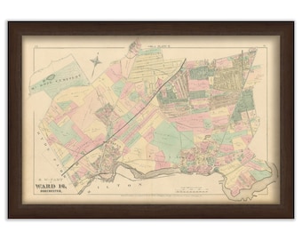 Map of Part of Dorchester - 1874 Ward 16 Plate Q. - 0097