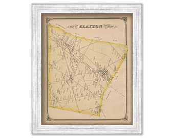 CLAYTON, New Jersey -  1879 Map