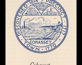 COHASSET, Massachusetts 1899 TOWN SEAL
