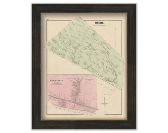OHIO, Pennsylvania 1876 Map - Replica or Genuine ORIGINAL