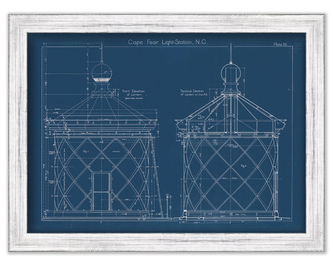 CAPE FEAR LIGHTHOUSE, Bald Head Island, North Carolina - Detailed ...