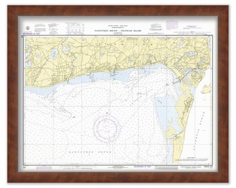 Harbors of CHATHAM, HARWICHPORT and DENNISPORT, Massachusetts - Nautical Chart 1972