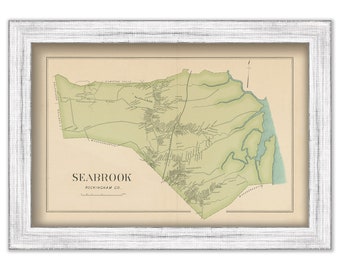 SEABROOK, New Hampshire 1892 Map