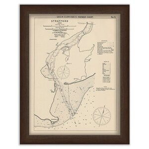 Stratford, Connecticut - Nautical Chart by George W. Eldridge 1901