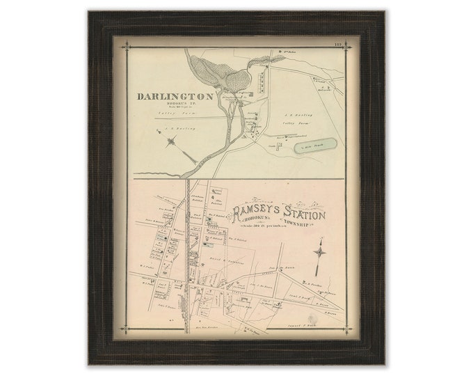 Darlington and Ramsey, New Jersey 1876 - Replica or GENUINE ORIGINAL
