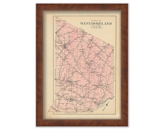 WESTMORELAND, New York 1907 Map
