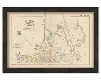 ROXBURY, Boston, Massachusetts 1882 Map - Replica or Genuine ORIGINAL