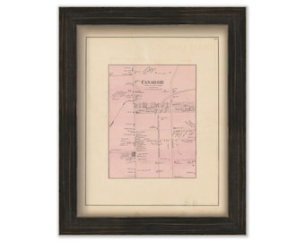 Canarsie, Flatlands, Brooklyn, New York 1873 Map, Replica and GENUINE ORIGINAL