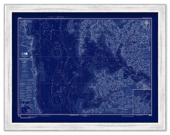 CHESAPEAKE BAY, Choptank River and Herring Bay, Maryland  -  2018 Nautical Chart Blueprint