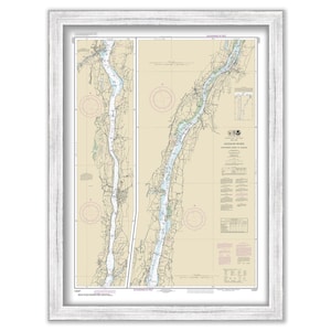 HUDSON RIVER, New York  -  2017 Nautical Chart