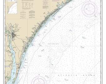 WILMINGTON, North Carolina  -   2014 Nautical Chart