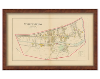 WHITESBORO VILLAGE, New York 1907 Map