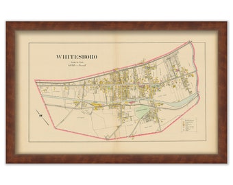 WHITESBORO VILLAGE, New York 1907 Map