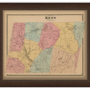 Town of KENT, New York 1868 Map
