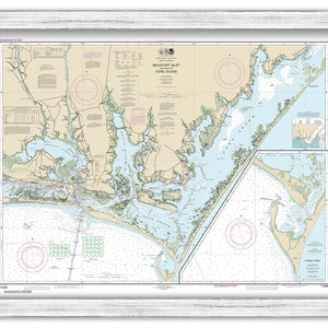 BEAUFORT INLET, North Carolina  -  2015 Nautical Chart