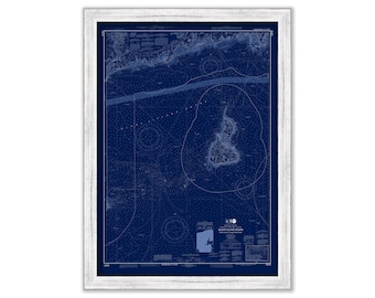 BLOCK ISLAND SOUND, Rhode Island - 2014 Nautical Chart Blueprint