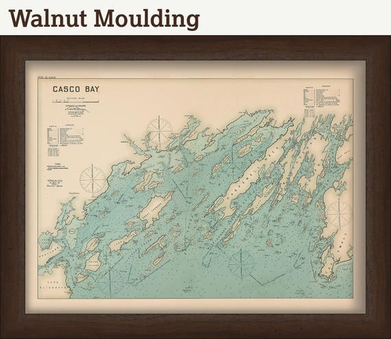 Casco Bay Nautical Chart