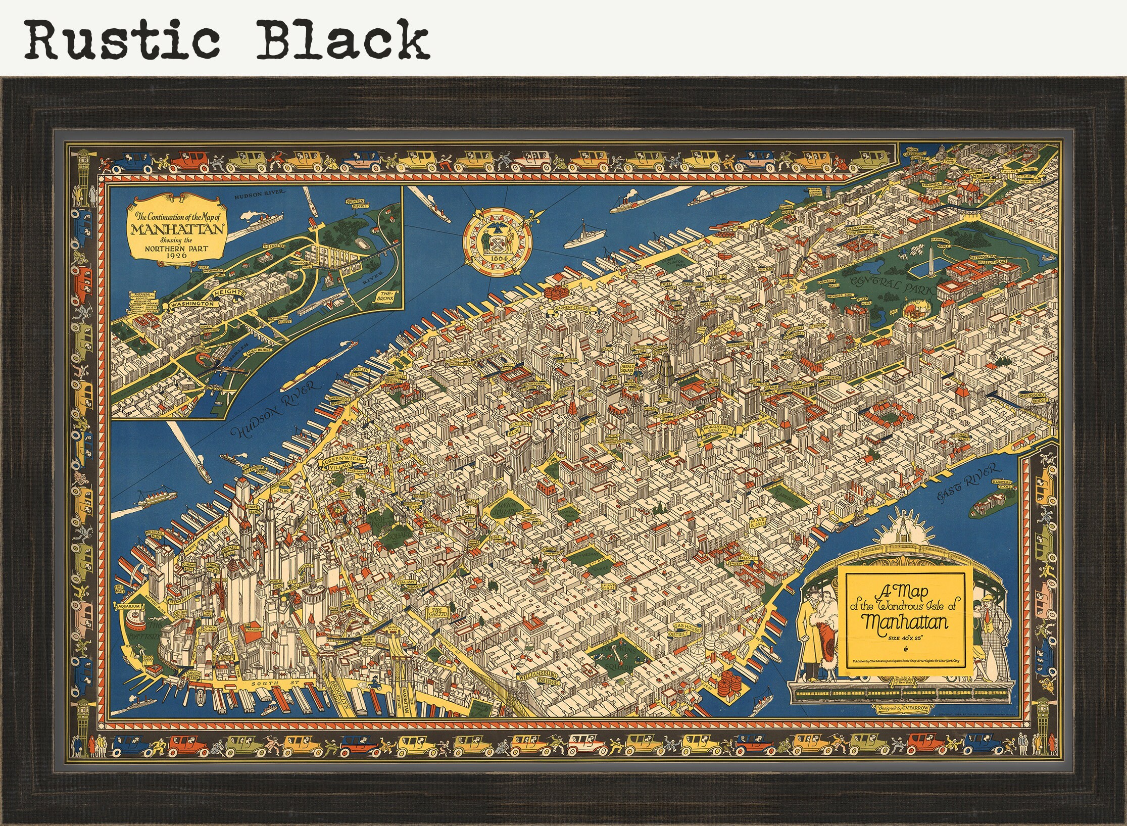 MANHATTAN, New York - 1927 Pictorial Map - Etsy MANHATTAN, New York - 1927 Pictorial Map - Etsy