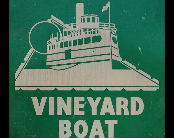 Martha's Vineyard Ferry Sign cica1970s