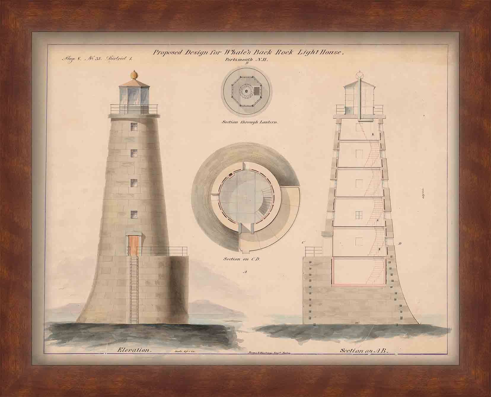 Portsmouth Lighthouse Designed Letter Opener