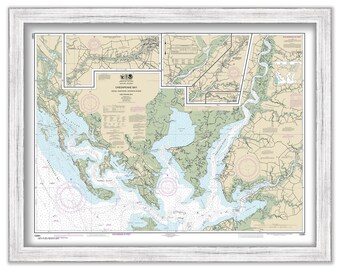 CHESAPEAKE BAY, Honga, Nanticoke, Wicomico Rivers and Fishing Bay, Maryland/Virginia  -  2017 Nautical Chart