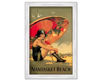 NANTASKET BEACH, Hull, Massachusetts-Whimsical Poster