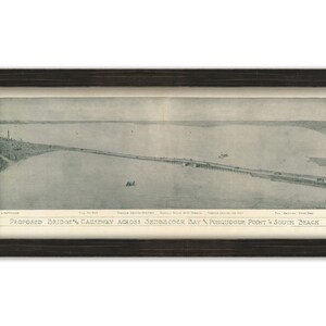 SHINNECOCK BAY CAUSEWAY, Long Island, New York  -  Drawing of Proposed Bridge