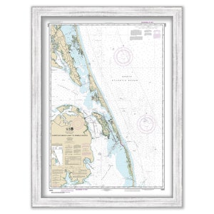 OUTER BANKS, North Carolina - Northern section -   2018 Nautical Chart