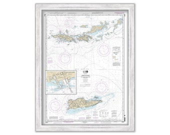 VIRGIN ISLANDS  - St Thomas, St Croix, St John, Vigin Gorda, Tortola and Josh Van Dyke -  2013 Nautical Chart