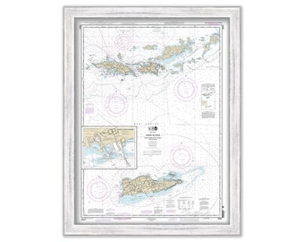 VIRGIN ISLANDS  - St Thomas, St Croix, St John, Virgin Gorda, Tortola and Josh Van Dyke -  2013 Nautical Chart
