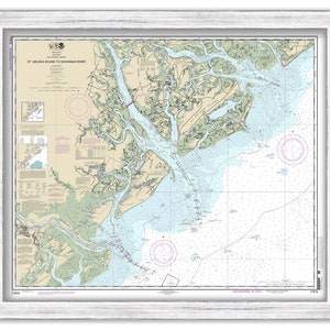 St Helena Sound to Savanannah  River 2013 Nautical Chart