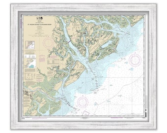 St Helena Sound to Savanannah  River 2013 Nautical Chart
